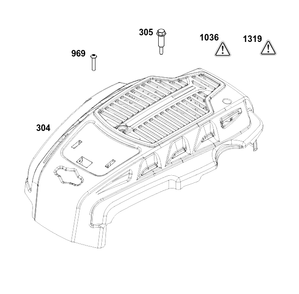 Blower Housing Group Diagram and Parts List for 123P32-0087-H5 100000 - 19Z999 Briggs and Stratton Engine